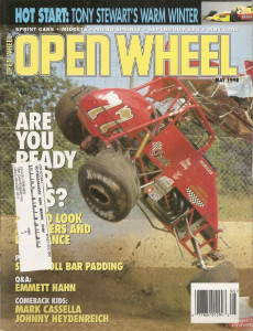 OPEN WHEEL 1998 MAY - MARK CASSELLA, HEYDENREICH, TONY STEWART, SWINDELL